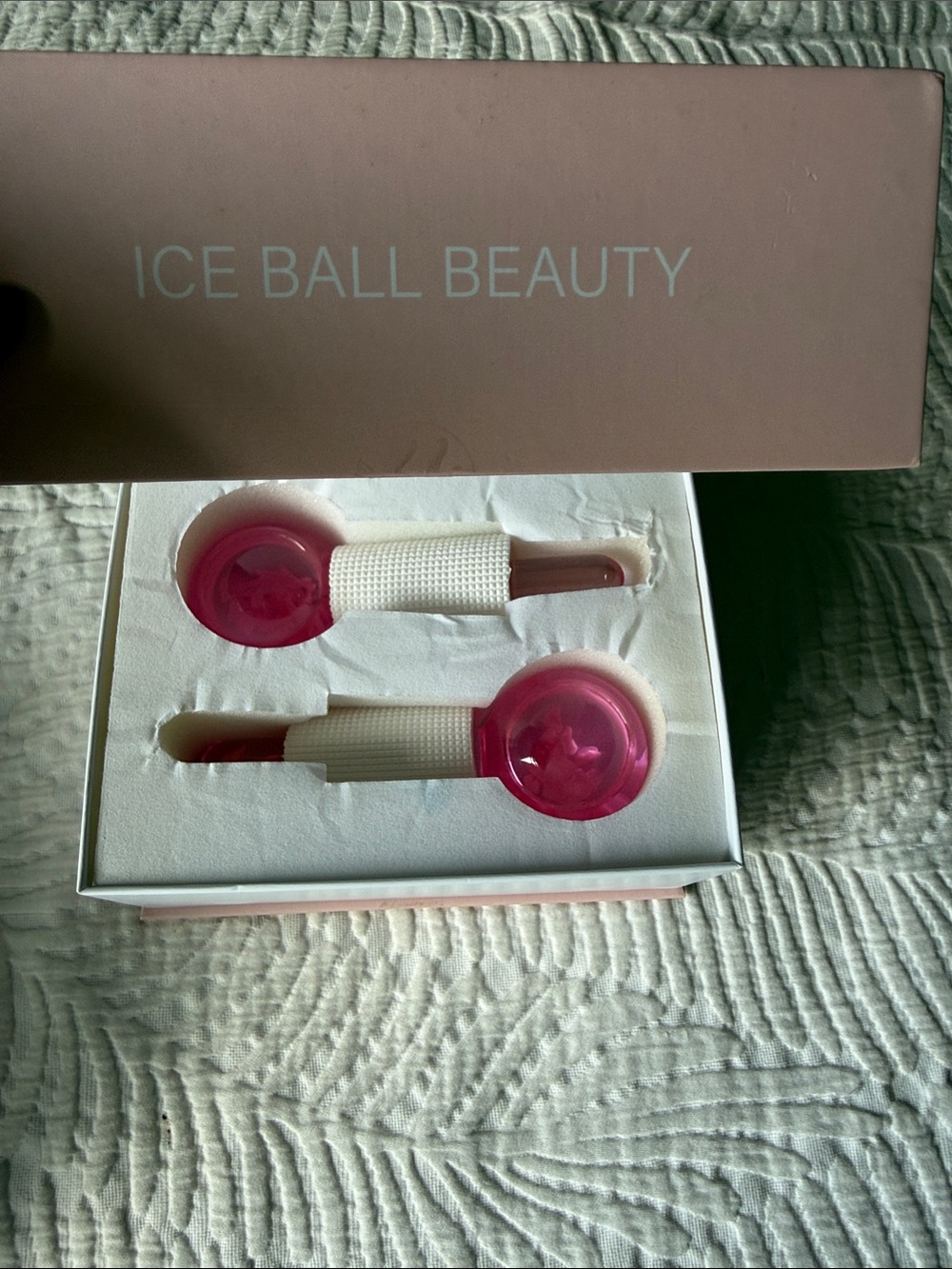 Pink Facial Ice Globes -